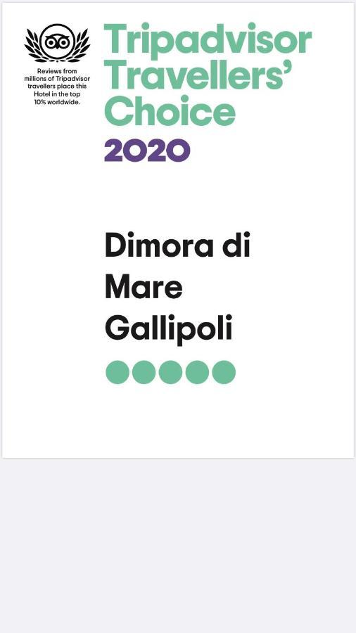 Dimora Di Mare Gallipoli Exterior photo